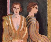 Henri Matisse woman bedoew a mirror oil